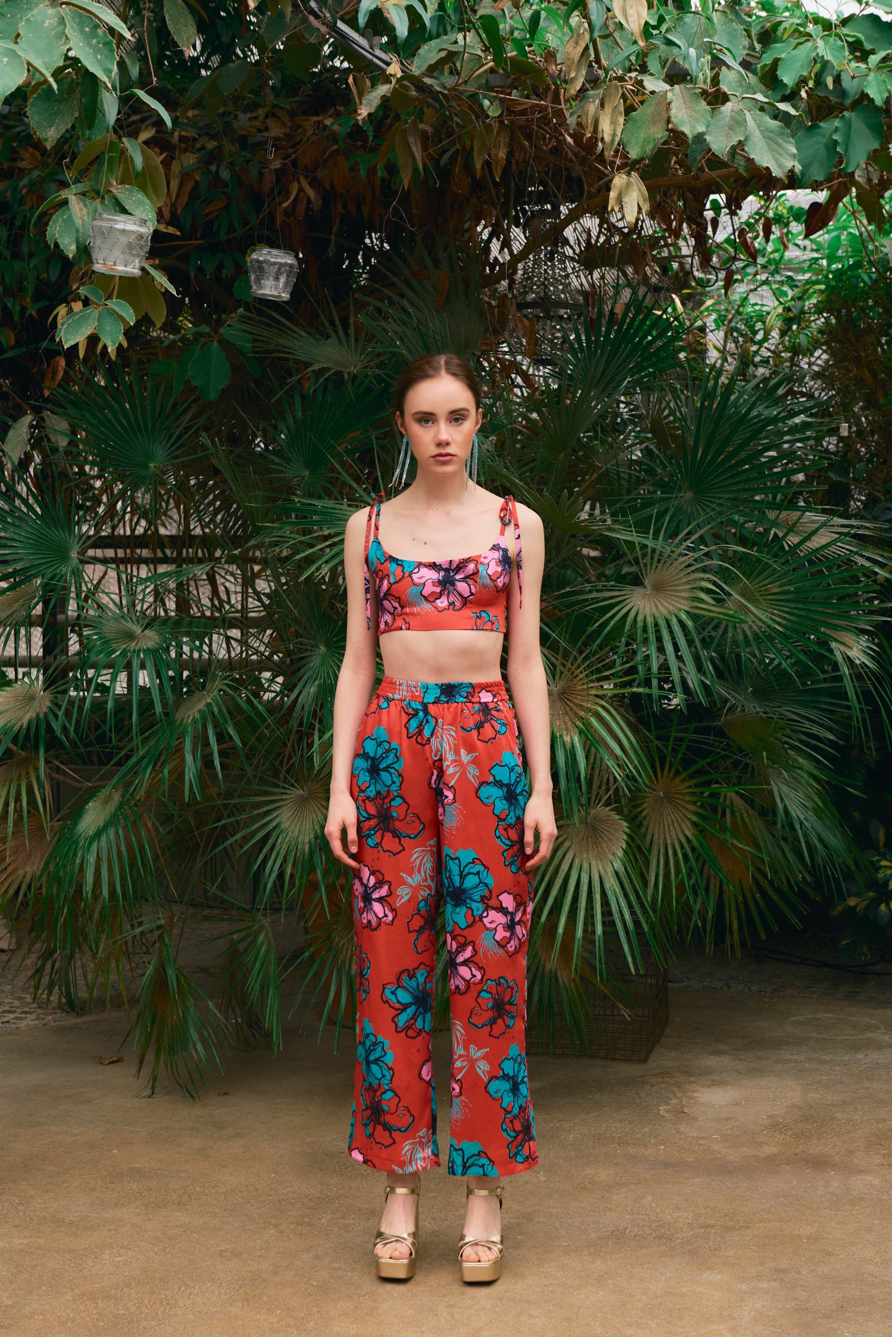 Fierce Florals Crop Top