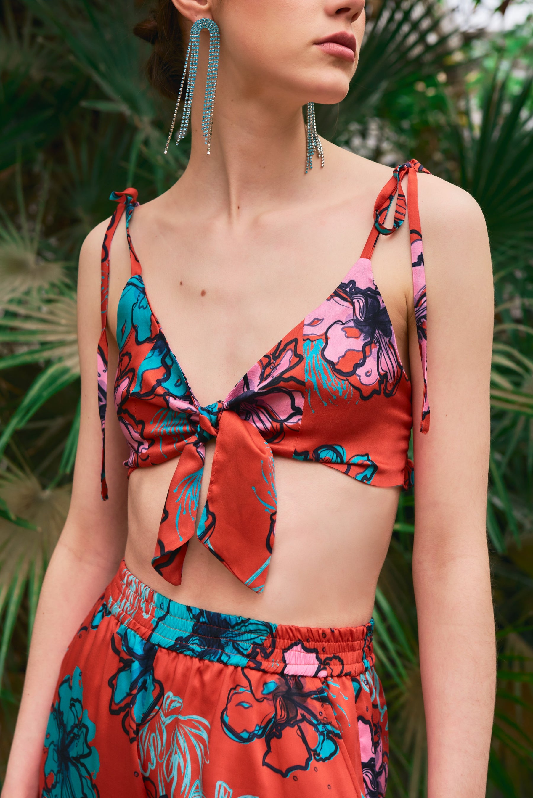 Fierce Florals Crop Top