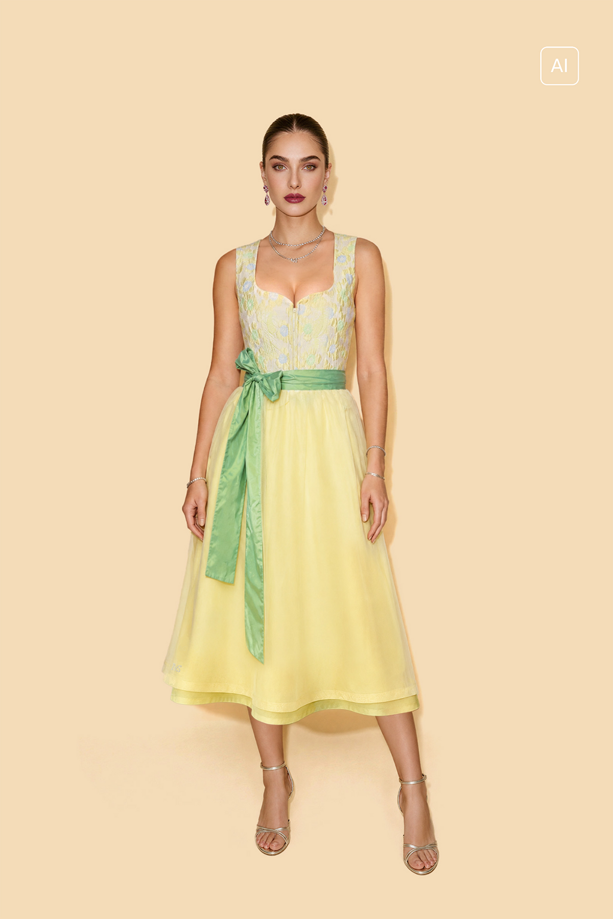 Golden Bloom - Mieder Set