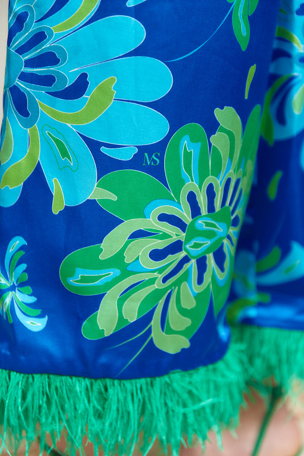 Bold Botanicals Pants (blue/green)