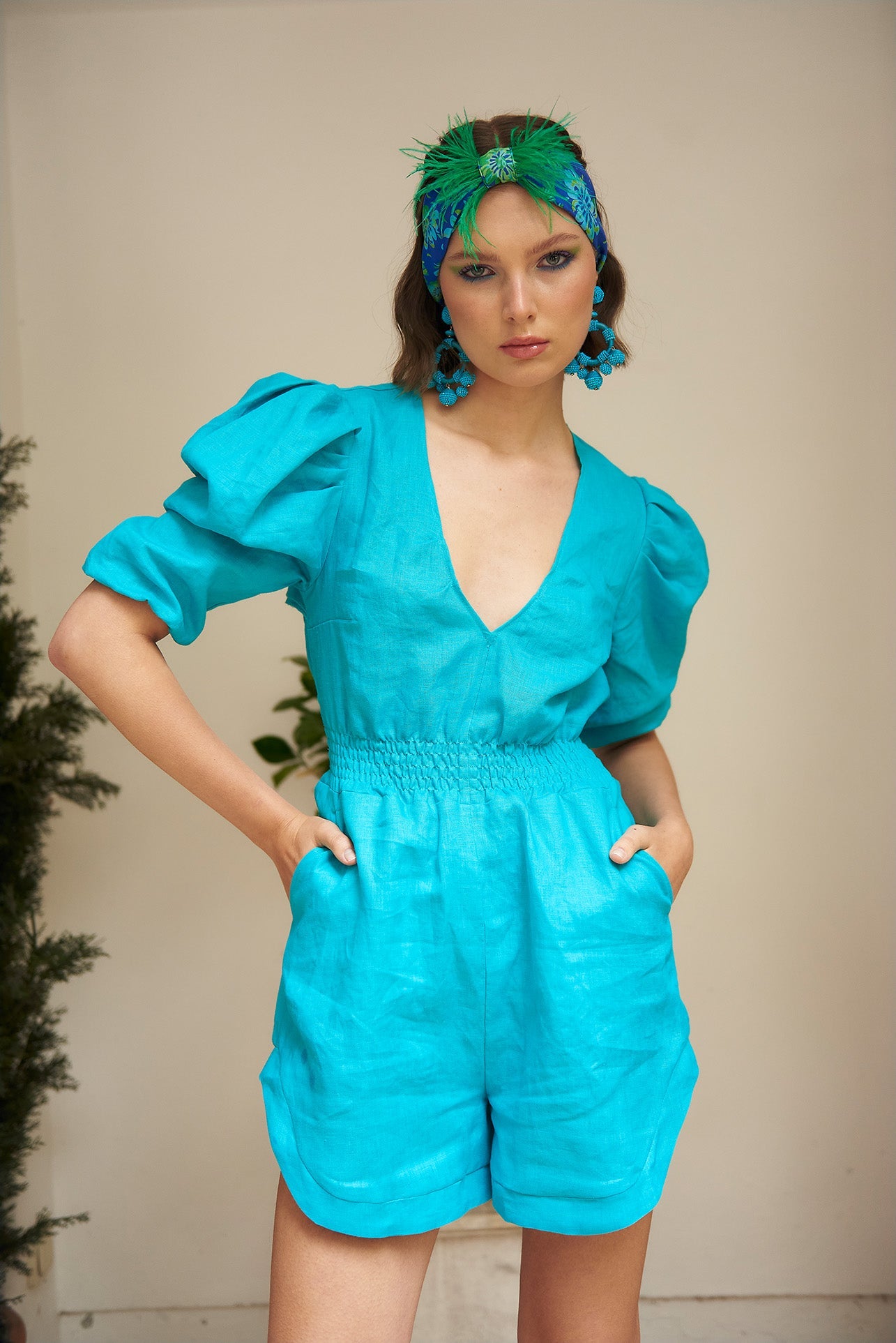 Azure Waves Playsuit