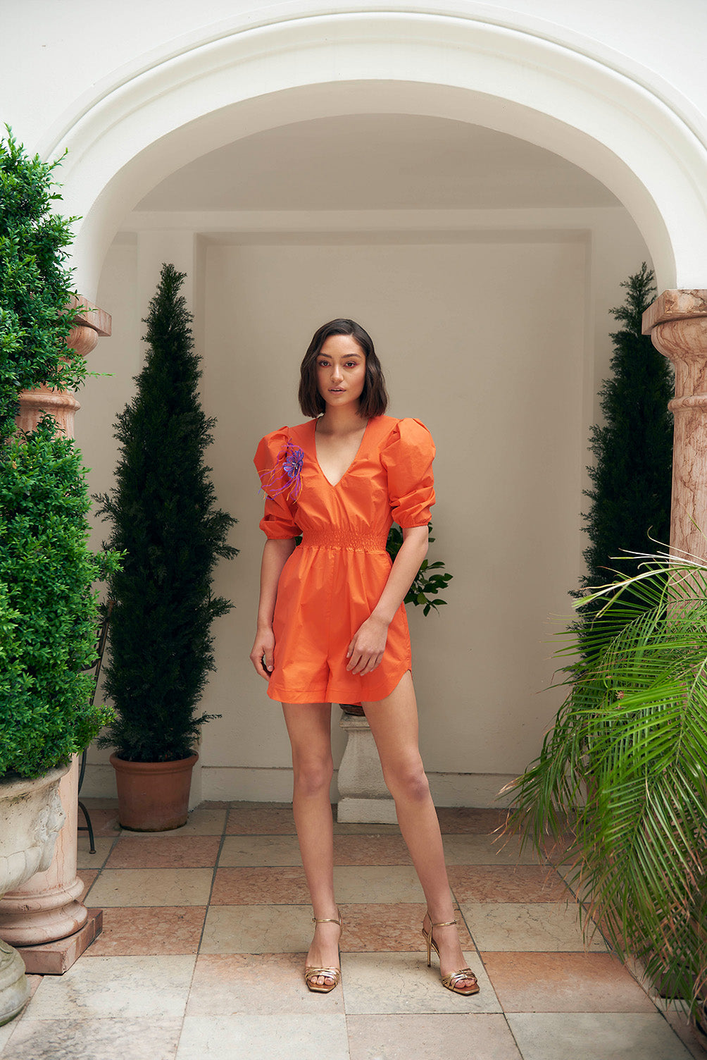 Italian Peach Playsuit